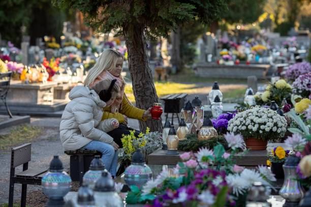 istock Remembrance at the Cemetery A Meaningful Moment for Reflection and Connection with Loved Ones 2193457729