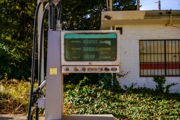 Gasoline pump from an old abandoned gas station.
