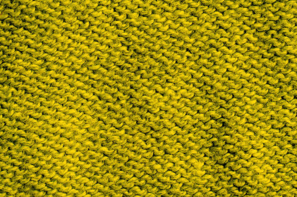 texture in the form of knitted fabric yellow color