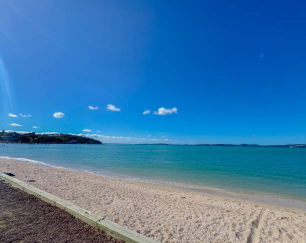istock Pacific blue ocean under a summer sky in New Zealand 2193468199