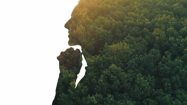 istock Nature inspiration environmental protection woman 2193470597