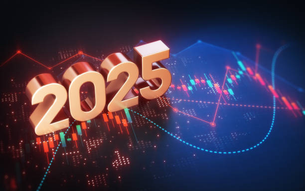 istock New Year 2025 Sitting on Business and Financial and Technical Data Chart 2193472691