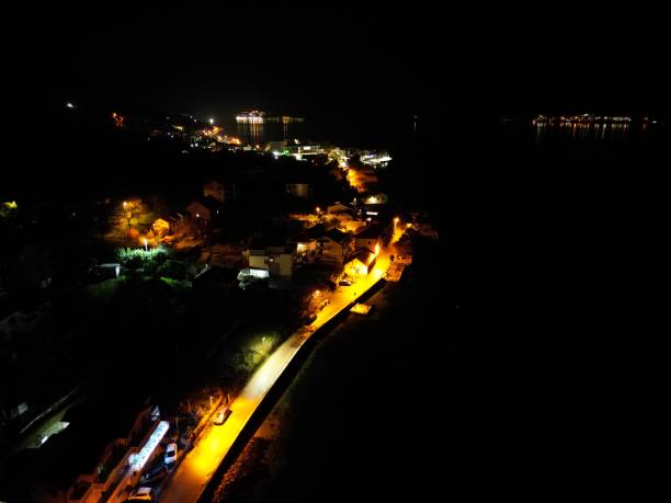 istock Boka Bay and Kotor in the night 2193473770