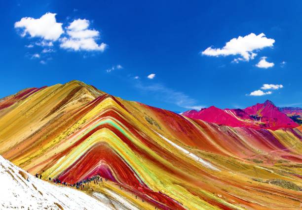 istock Rainbow mountains or Vinicunca Montana de Siete Colores 2193480289