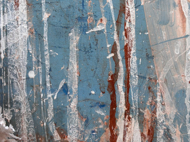 istock A wall with paint splatters and streaks of white paint 2193482894