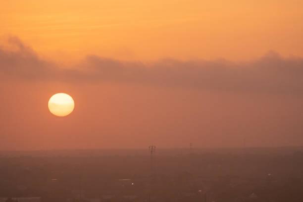 istock Sunrise over Austin, Texas, USA during a dangerous Summer heat wave 2193484240