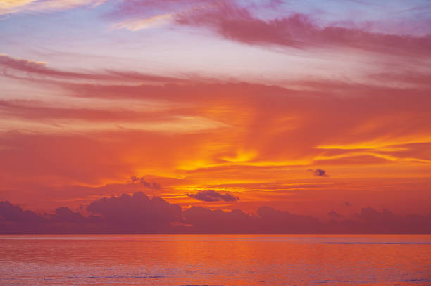 Seaside town of Bodrum and spectacular sunsets. Mugla, Turkey