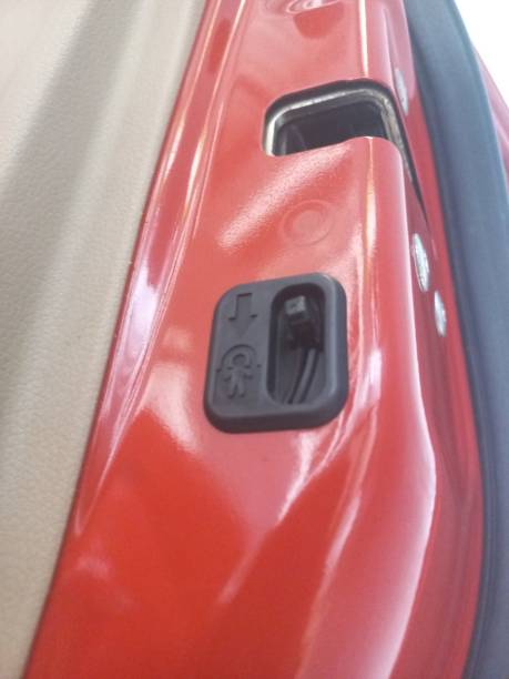 istock Lock button to prevent children from opening the door 2193487550