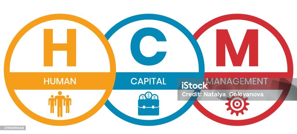 Hcm Vector Hcm Human Capital Management Acronym Stock Illustration - Download ...