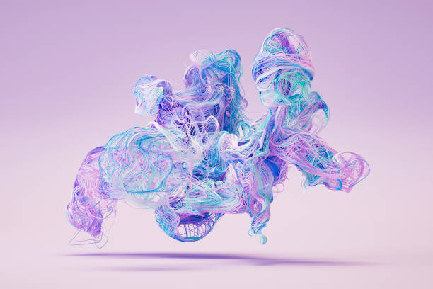 istock Abstract Wavy Lines Representing Big Data and AI Concepts 2193498715