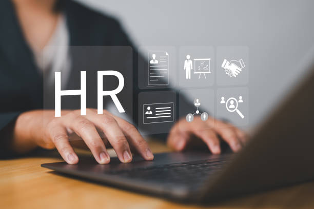 istock HR, human resource and outsourcing concept. Recruitment process to work efficiently and achieve sustainable business success. team building, innovative recruitment employee. 2193501058