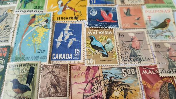 istock Animal vintage stamps 2193505449