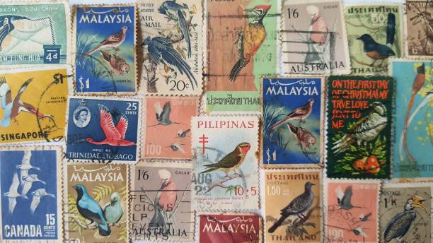 istock Animal vintage stamps 2193505506