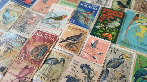 istock Animal vintage stamps 2193505508