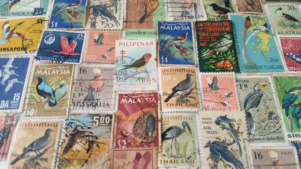 istock Animal vintage stamps 2193505511
