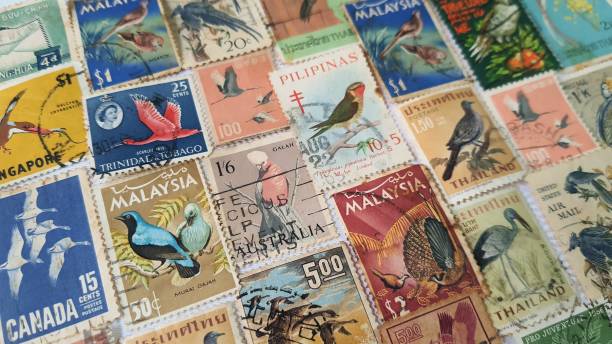 istock Animal vintage stamps 2193505515