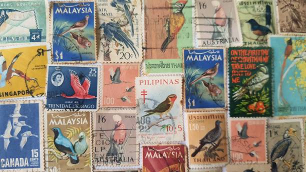 istock Animal vintage stamps 2193505583