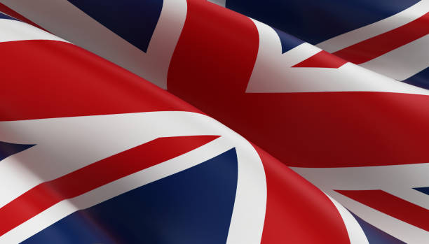 istock United Kingdom flag waving background 2193506046