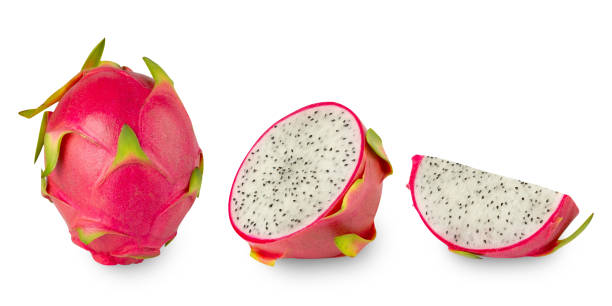 istock Dragon fruit, Pitaya isolated on white background with clipping path, full depth of field 2193507010