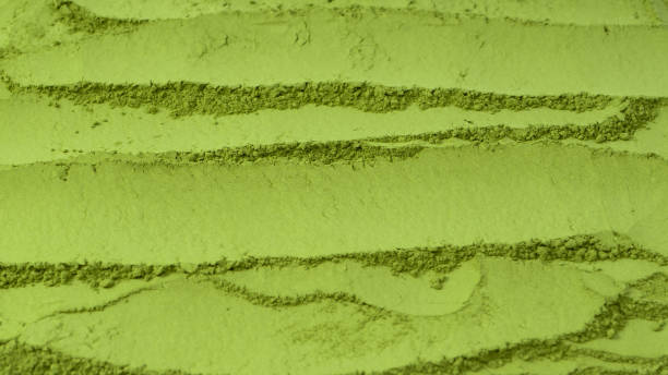 istock Matcha tea, matcha powder isolated on a white background. 2193512490