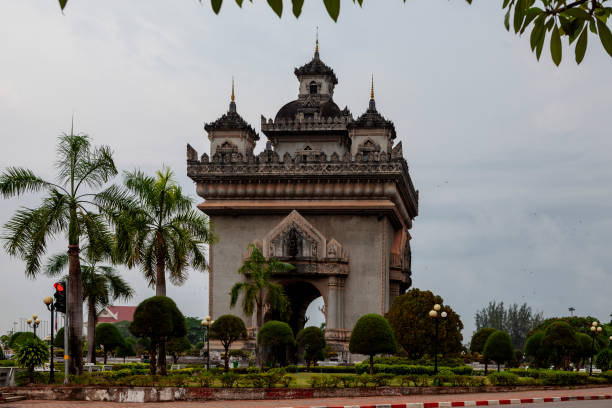 istock Patuxay - Victory Monument in Vientiane, Laos 2193518753