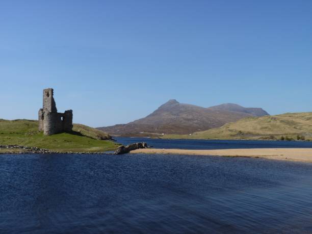 istock Ardvreck Castle and the mountain Quinag, Scotland 2193521549