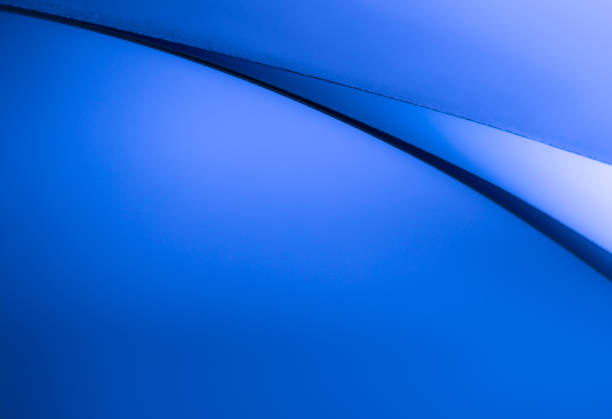 istock Colorful abstract curves in shades of blue tones creating a dynamic visual experience 2193523001