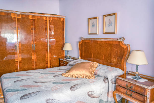istock Retro Bedroom Interior. Grandmacore Aesthetic 2193523198