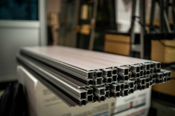 istock Aluminum profile for window, door 2193524022