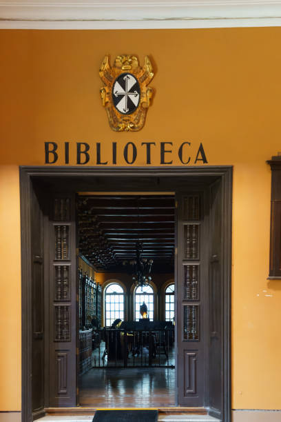 istock Exploring the historic library in lima, peru: a journey through time and knowledge 2193524839