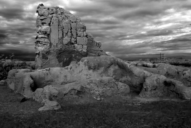 istock Casa Grande National Monument monochrome 2193525645