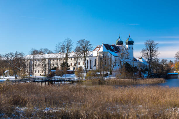istock Seeon monastery, Bavaria on a cold winter morning 2193527376