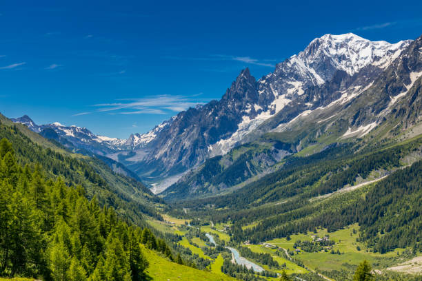 istock Val Ferret mountain landscape in the Alps 2193529491