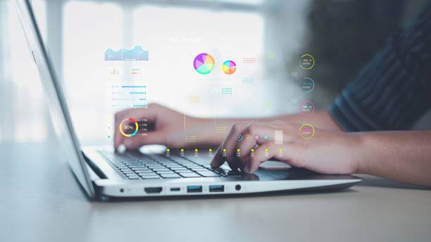 istock Concept digital transformation technology strategy, Analyst working with Business, metrics connected to database Corporate. 2193532888