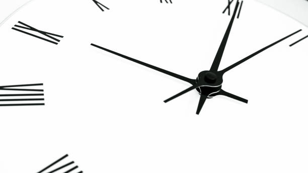 istock Roman Numeral Clock - Suitable for time management or punctuality themes 2193544678