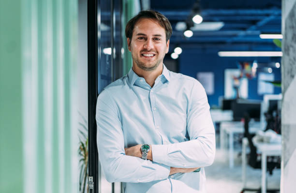 istock Portrait of successful businessman. 2193548206