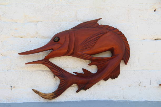 Wooden Sculpture of Fish