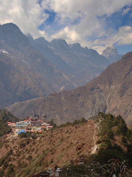 istock On the hill above Thyangboche monastery 2193550650