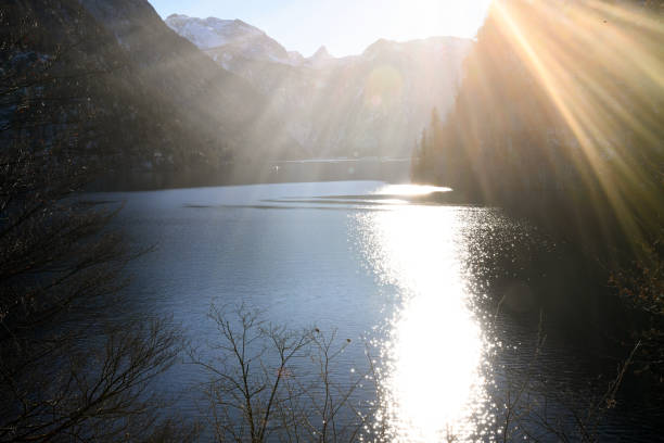 istock The image shows a lake surrounded by mountains 2193557066