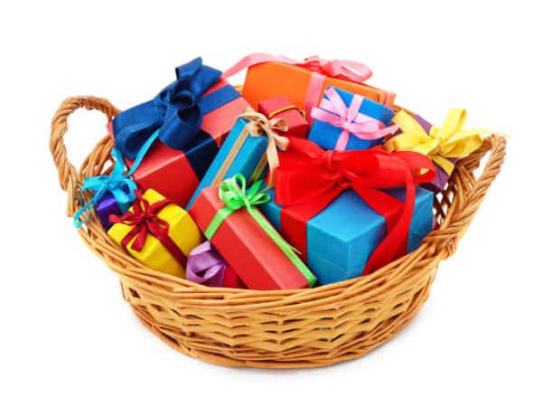 istock Gifts in the basket. 2193558778