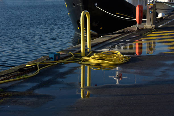 istock Saint-Malo - Reflections on the quays 2193560930