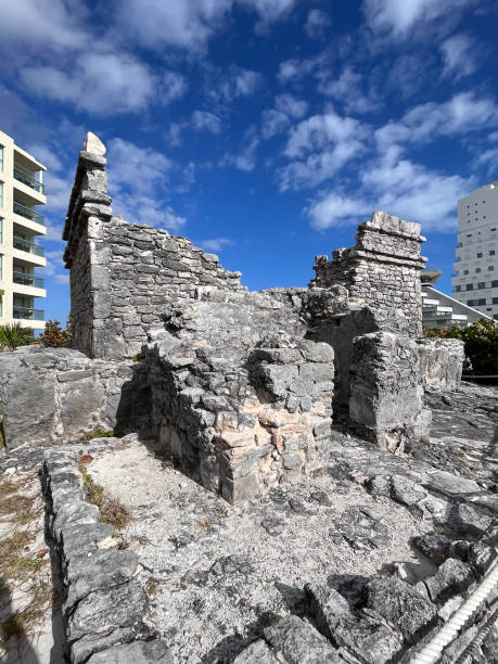Ancient Stone Ruins in Cancun's Hotel Zone at Westin Lagunamar