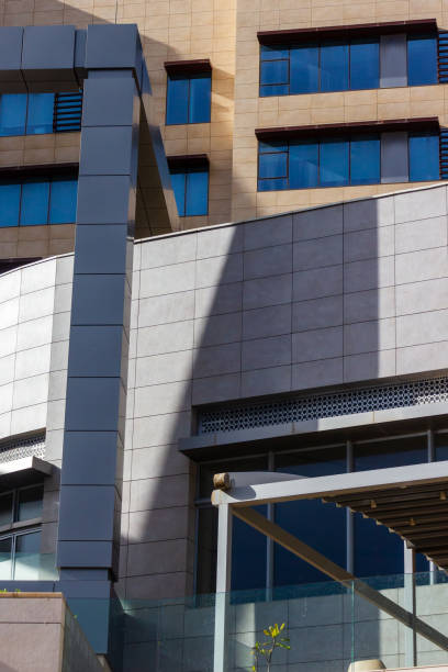 istock Modern Office Building Exterior with Architectural Detail and Contrast 2193565663