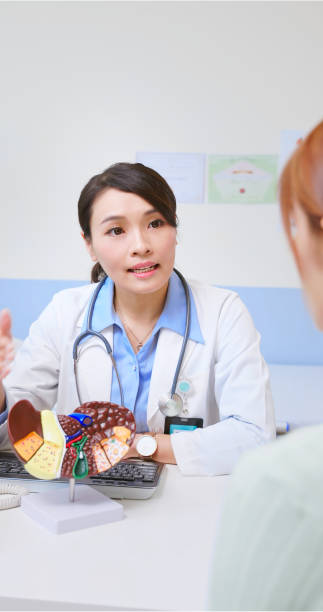 istock asian female liver disease consult 2193566718