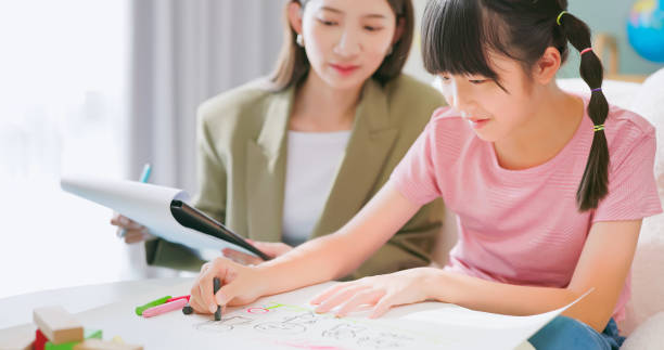 istock asia psychologist drawing guide kid 2193568557