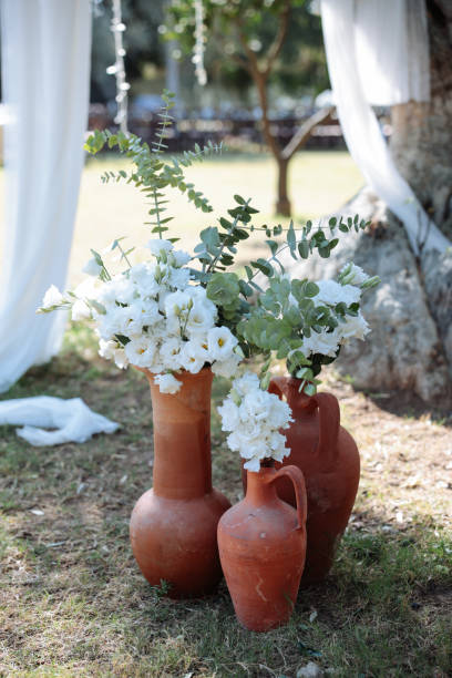 istock Wedding ceremony with flowers 2193569775