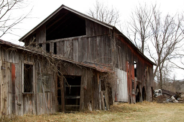 istock Abandoned barn in total disrepair 2193577733