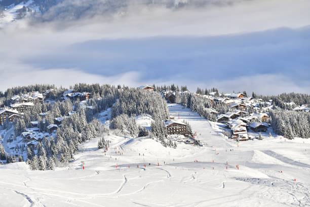 istock View of Courchevel ski resort by winter 2193579112