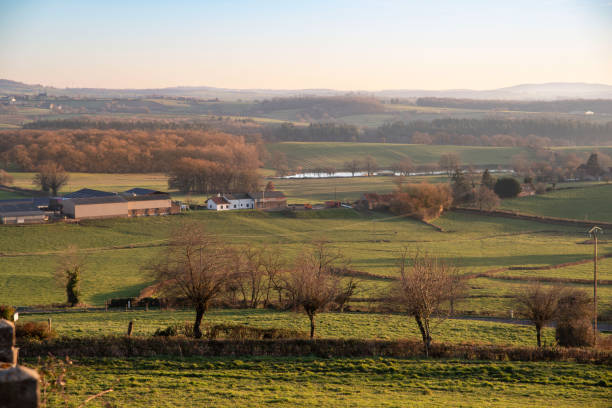 istock Cultivated field in the countryside 2193579476