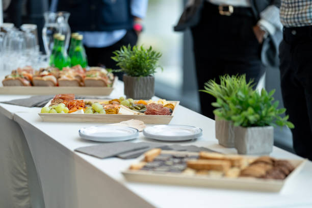 Lunch n' Learn Meeting stock photo